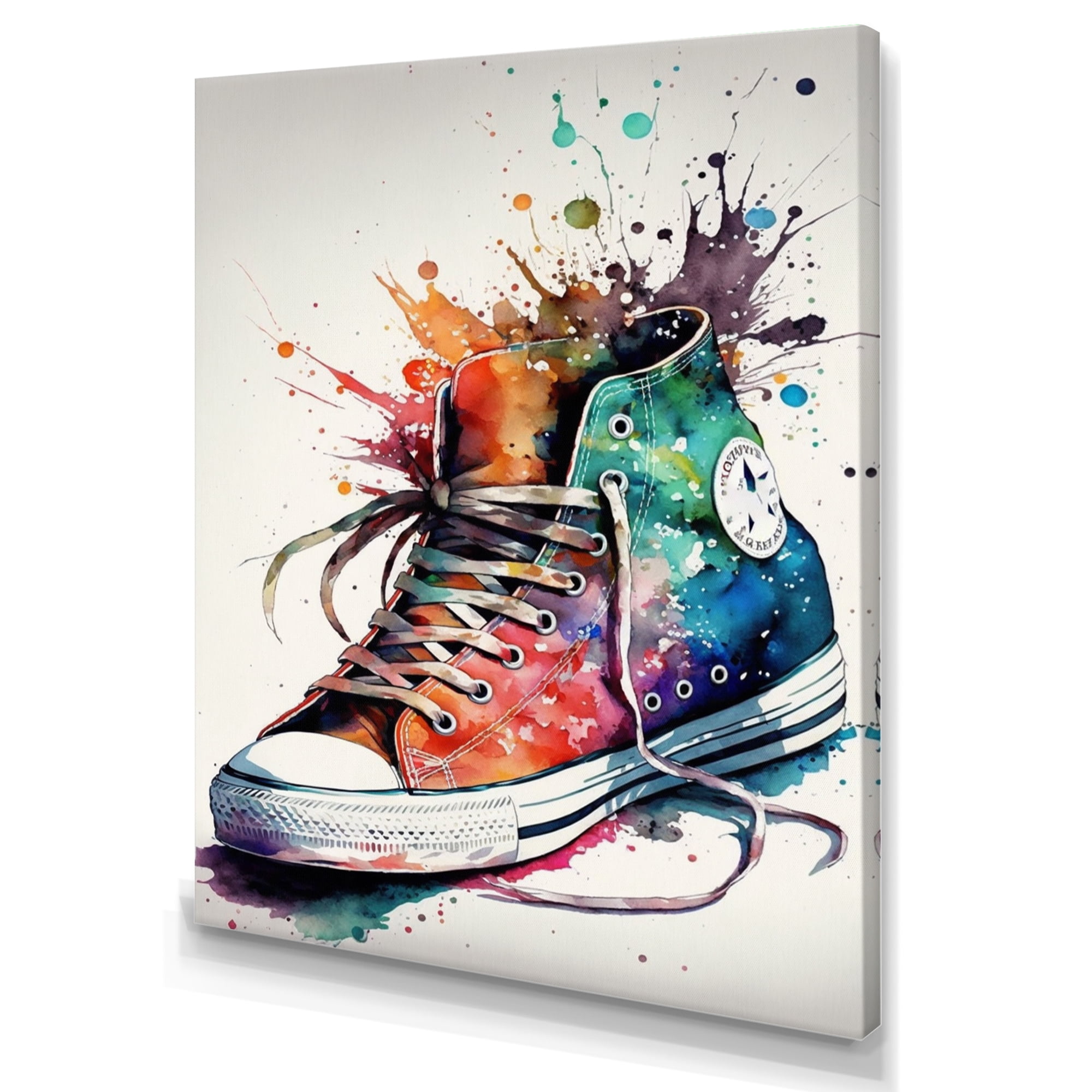 Sneakers Printed Paintings | Painting Canvas Sneakers | Sneaker Canvas Wall  Art - Painting & Calligraphy - Aliexpress